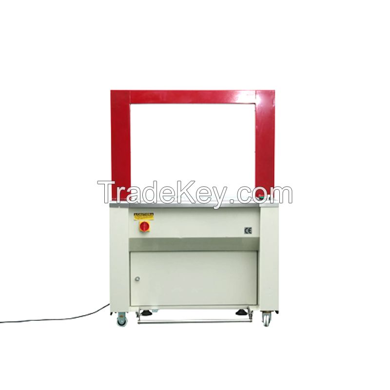 Bropack Airport Boxes Taping Packing Pallet Pp Band Coil Semi Auto Strapping Machines