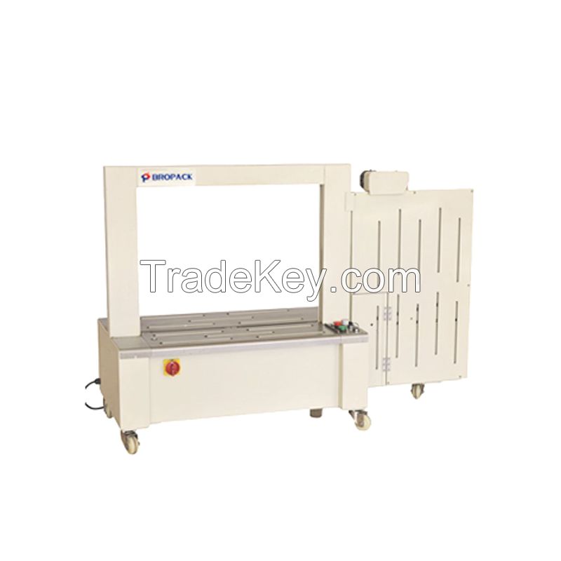 Bropack Airport Boxes Taping Packing Pallet Pp Band Coil Semi Auto Strapping Machines
