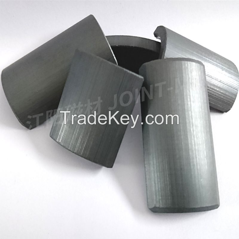 Industrial Parts        Permanent Ferrite Magnetic Tile  Sintered Ferrite Magnetic Tile Apply to Air-condition Fan