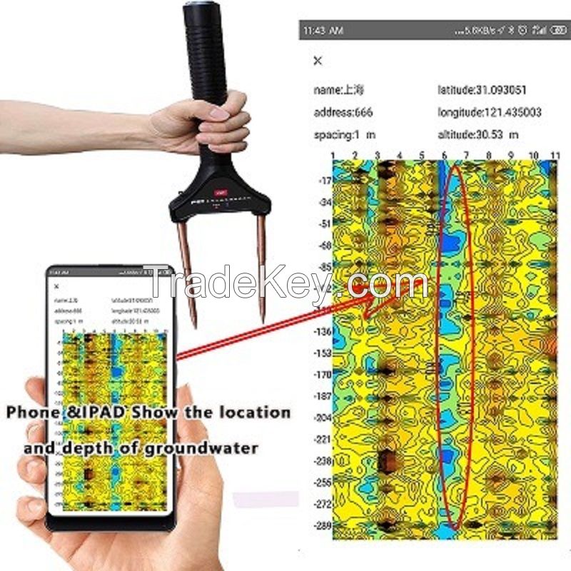 High Accuracy Underground Water Detector 100m T0 300m Protable Water Well HC002