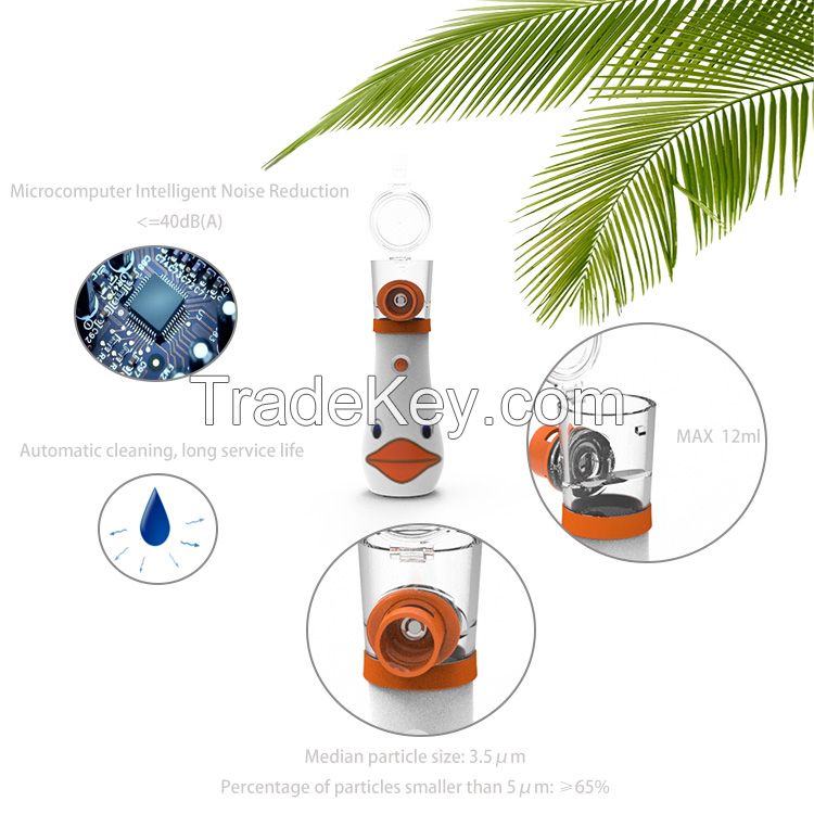 Effective COVID-19 treatment equipment Mute Mini USB Portable Inhaler Mesh Nebulizer, Cough Drug Atomizer Evaporator