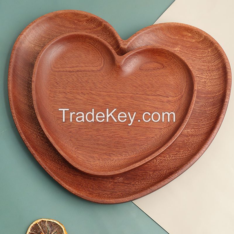 Solid wood ebony fruit plate, innovative style, model size can be customized, support mass order/contact customer service before placing an order