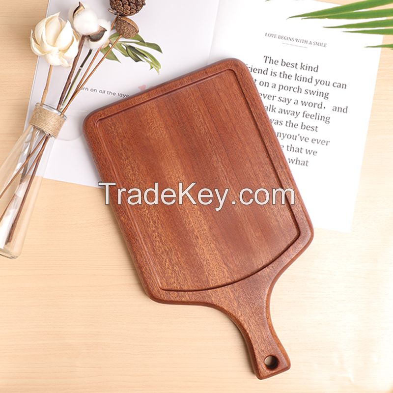 Ebony sandalwood solid wood steak plate, specifications and sizes can be customized/support batch ordering/ contact customer service before placing an order