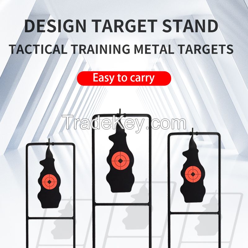 Shooting training target metal indoor recreational outdoor military tr