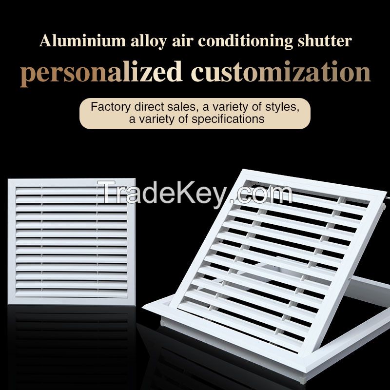 Aluminum alloy air conditioning outlet shutter ventilation cover customization