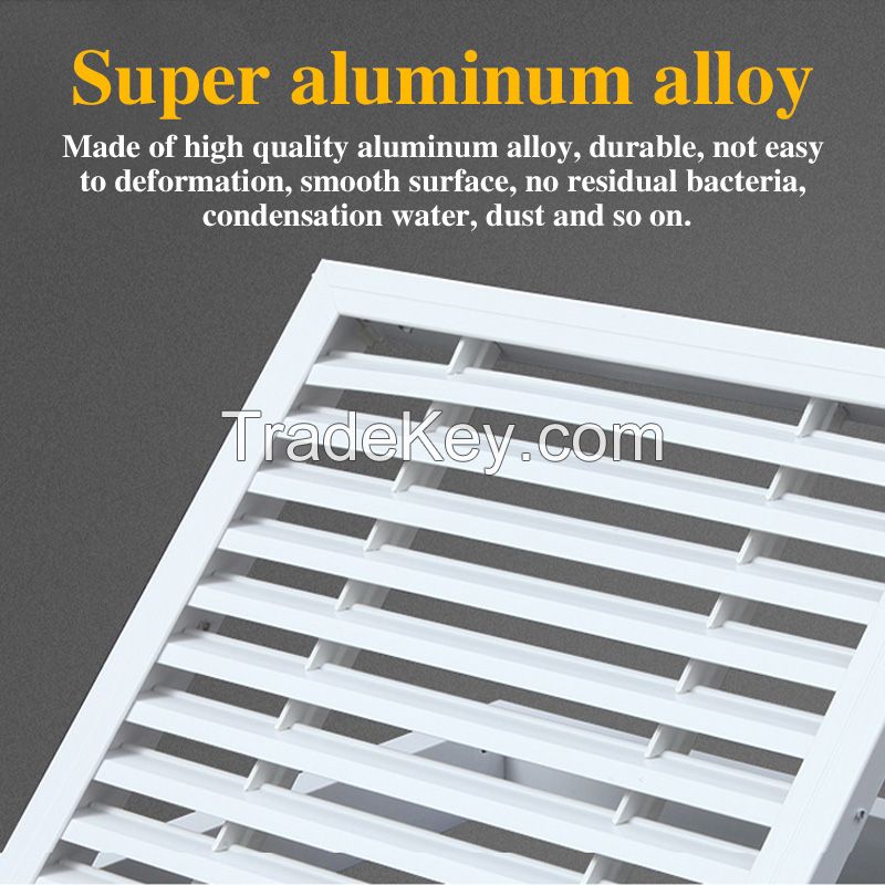 Aluminum alloy air conditioning outlet shutter ventilation cover customization