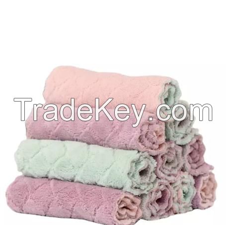 Microfiber Absorbent Fast Drying Kitchen Dish Towel Cleaning Cloths