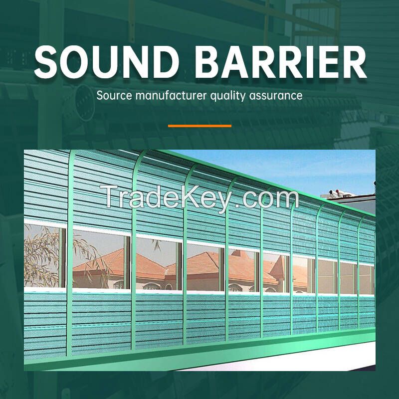 RONGYU Viaduct Industrial Dustproof and Soundproof Combined Soundproof Barrier Road Barrier