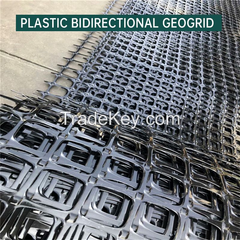  RONGYU Steel plastic geogrid Fiberglass grid for asphalt pavement Strong bearing capacity and stability
