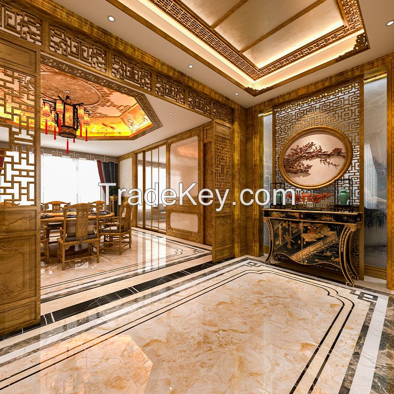 Chinese style full wall and half wall whole house customization 1