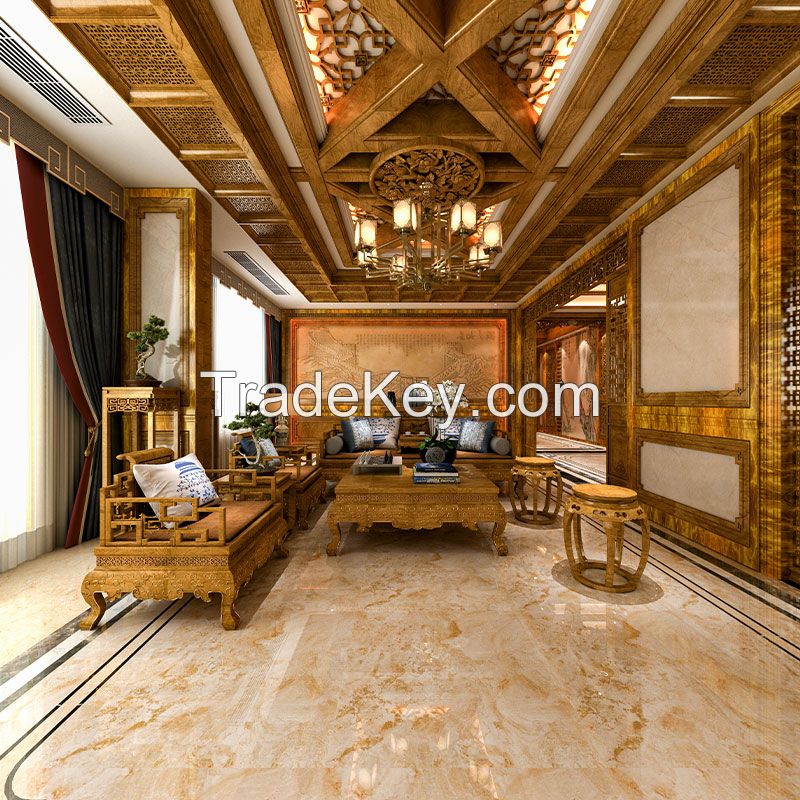 Chinese style full wall and half wall whole house customization 1
