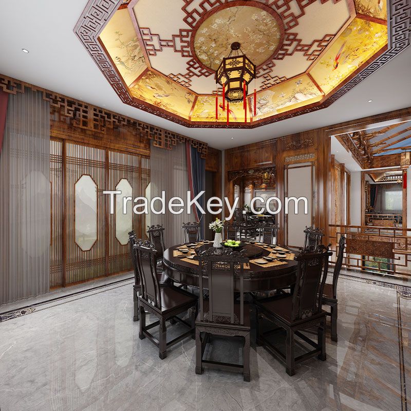 Chinese style full wall and half wall whole house customization 2ï¼ˆdepï¼‰