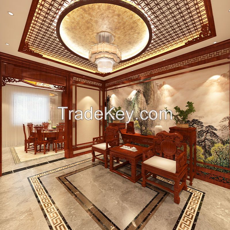 Chinese style full wall and half wall whole house customization 8（dep）