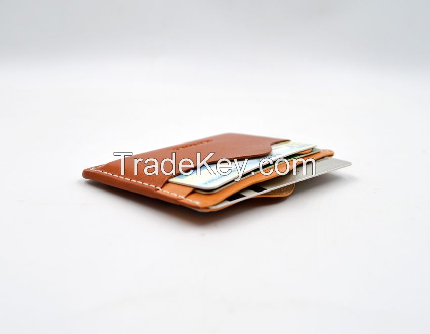 Leather card holder credit card holder