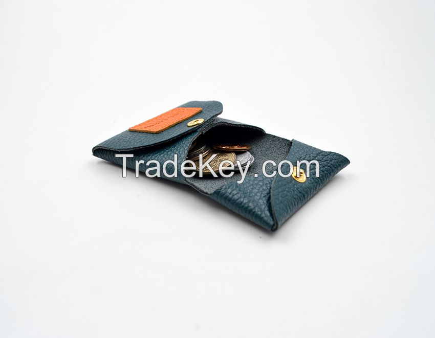 Leather squre newest coin purse