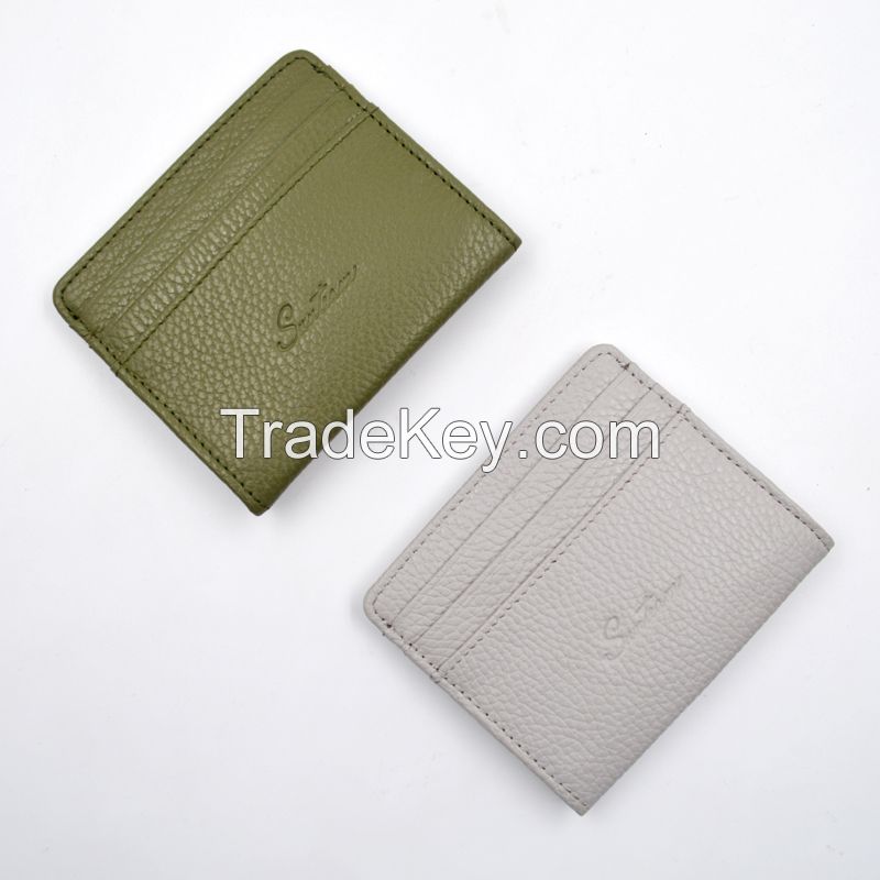 high quality leather card holder card case