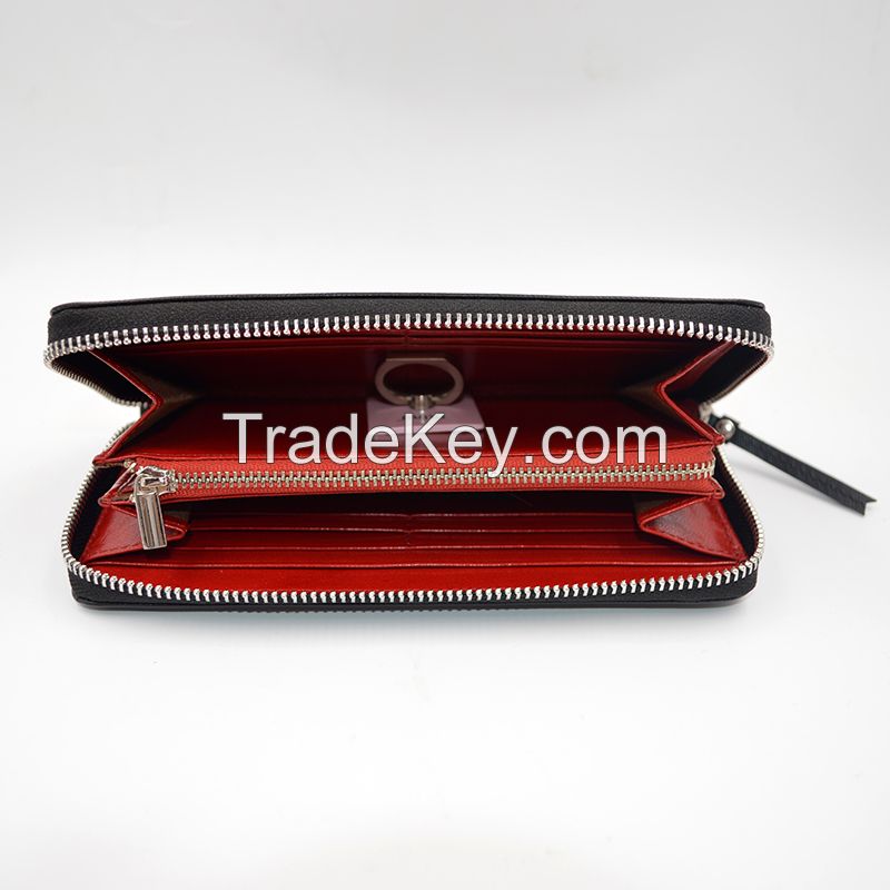 New Leather Zipper Wallet High Quality