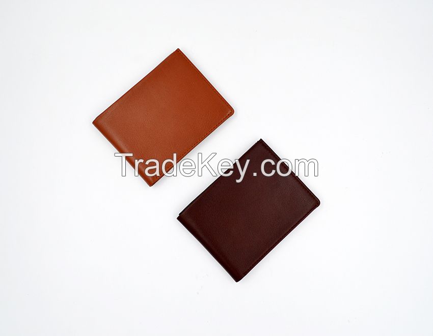 Personalised man wallet customized logo with leather pull-tap Wallet