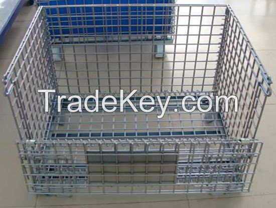 Collapsible Stackable Wire Containers/Wire baskets