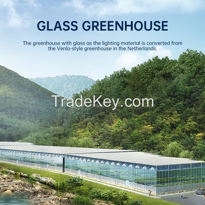 JC-BLWS-01 Glass greenhouse