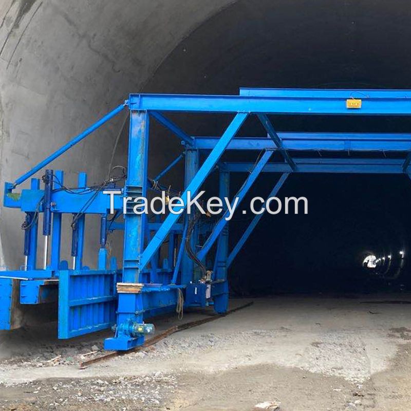 Railway tunnel cable trench trolley