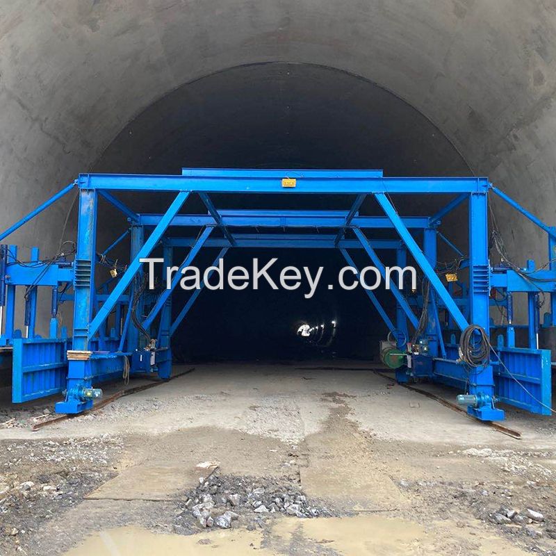 Railway tunnel cable trench trolley