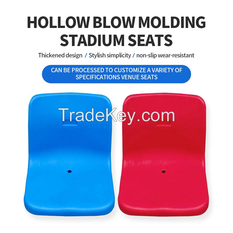 Hollow blow molding venue seats