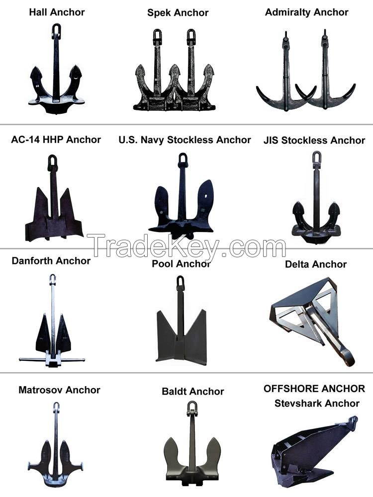 Manufacturer Marine Ship Anchor HHP AC-14 Delta/ Pool/ Hall/ Spek/Japan Stockless Anchor