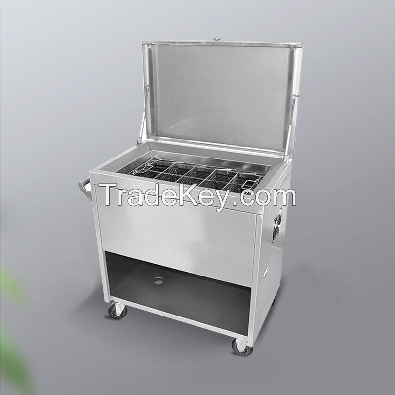 Chopsticks Sterilizer Commercial Restaurant Infrared Dryer Sterilizer Chopsticks Cart Mobile Can Dry