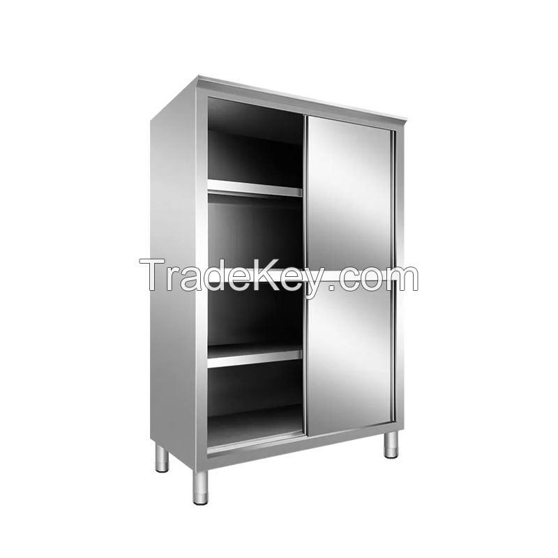 Stainless steel four-door cupboard cleaning cabinet locker sideboard commercial household kitchen