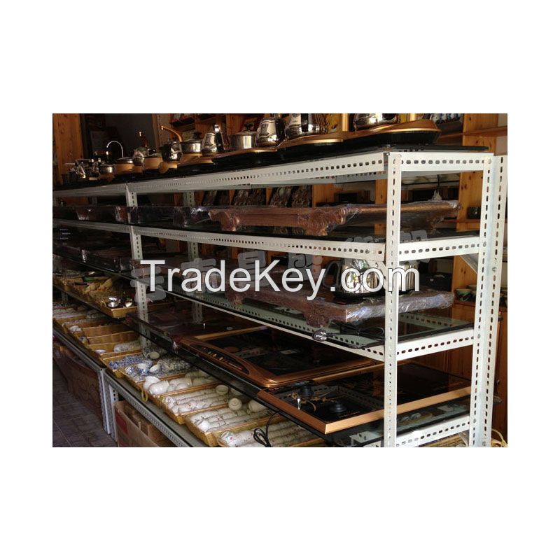 CHANGHSNEG Cargo rack household shelf angle steel warehouse iron shelf storage rack multi-layer