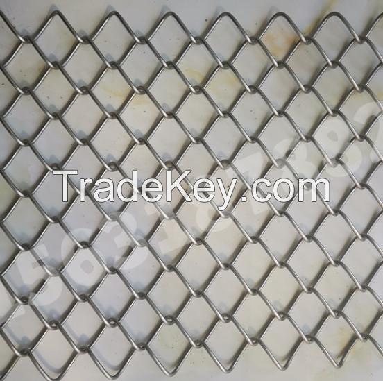Hot dip galvanized iron rhombic mesh twisted mesh