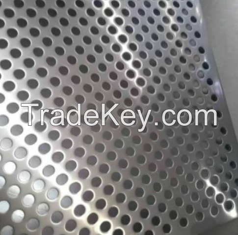 Galvanized perforated mesh round hole stainless steel perforated metal plate 304 material filter screen piece good made wire mesh