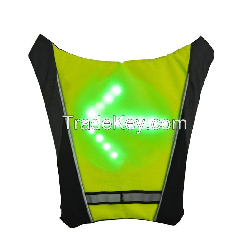 Bicycle Backpack Accessory Cycling Bike Bag With Led Turn Signal Cycling Pack Waterproof Led Turn Signal Backpack Widget