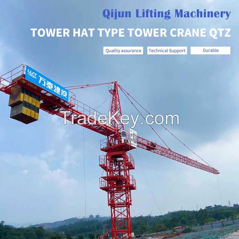 Made in China Crane QTZ Tower Hat Type Tower Crane