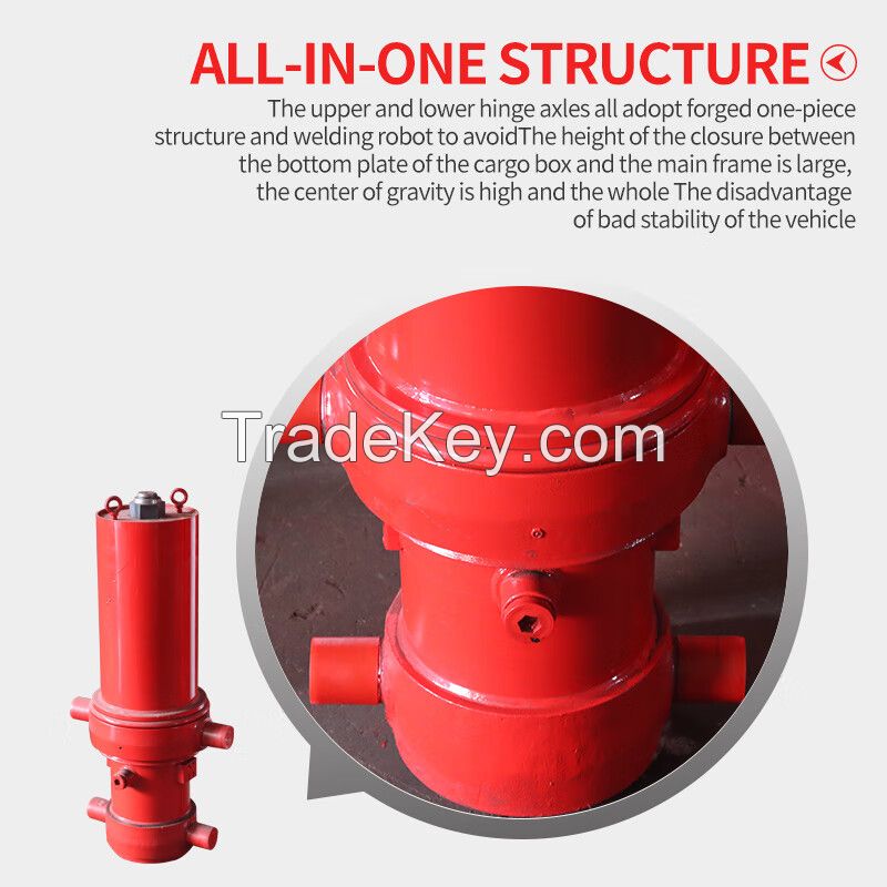 Factory direct sales Hongjie brand dump truck lifting cylinder, model complete, support customization