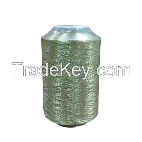 factory supplier warp yarn 100% polyester twisted yarn FDY 75D/36f 600TPM for woven label AA grade