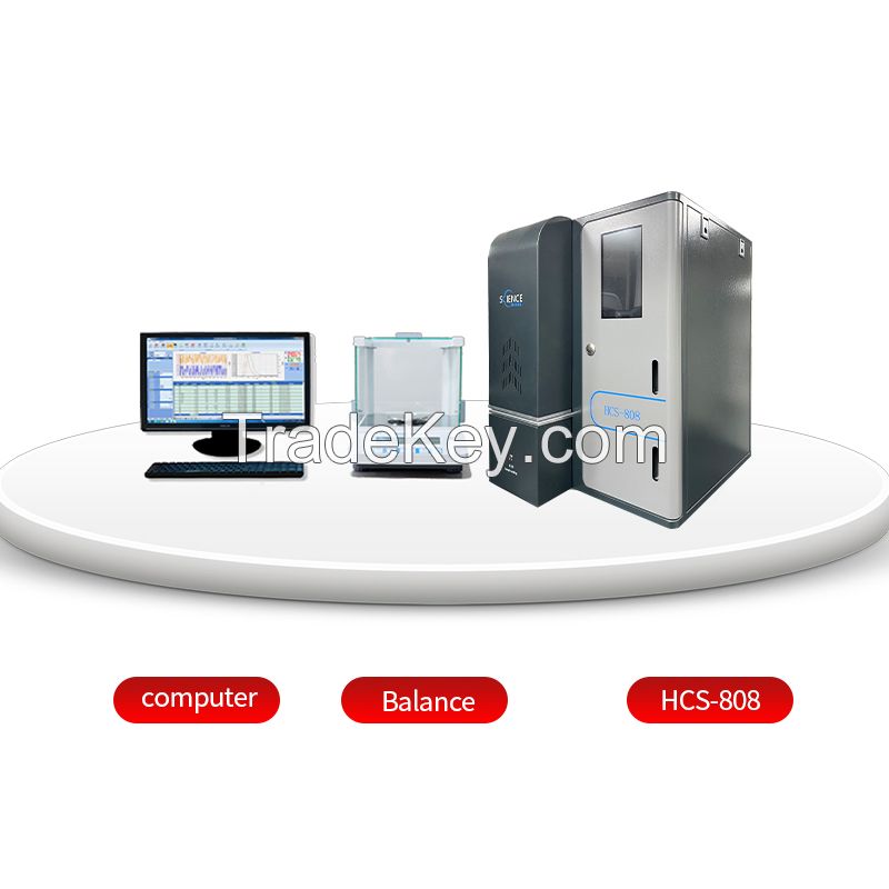 HCS-808 High Frequency Infrared Carbon and Sulfur Analyzer  Drainage price   
