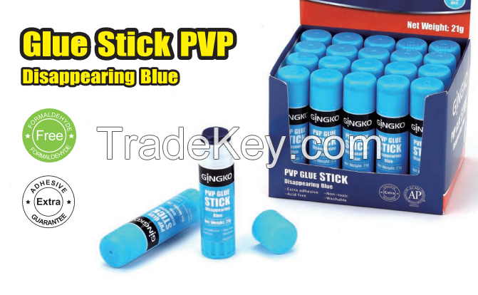 Dsappearing blue Glue Stick PVP