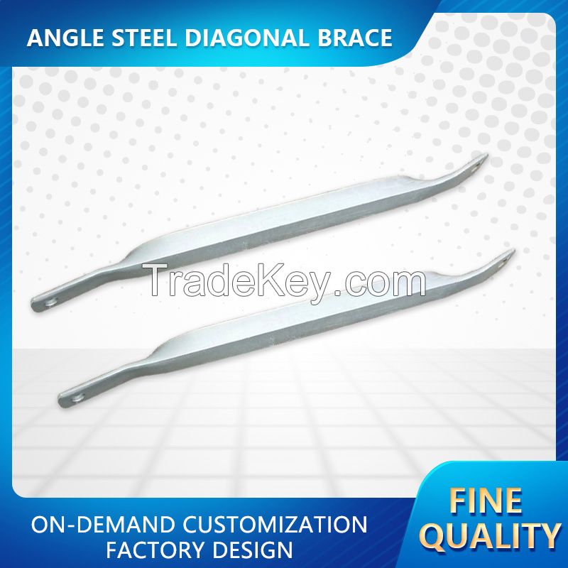 Angle Steel Diagonal Braces For Transmission Lines Or Substations