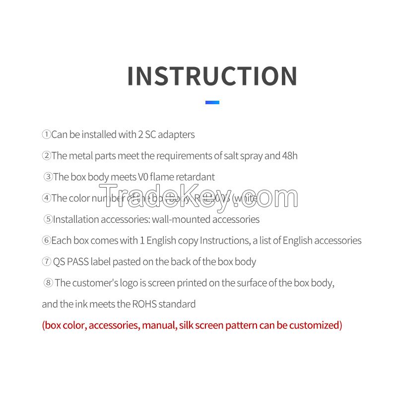 Fiber optic cable (terminal) distribution box       (priming price)