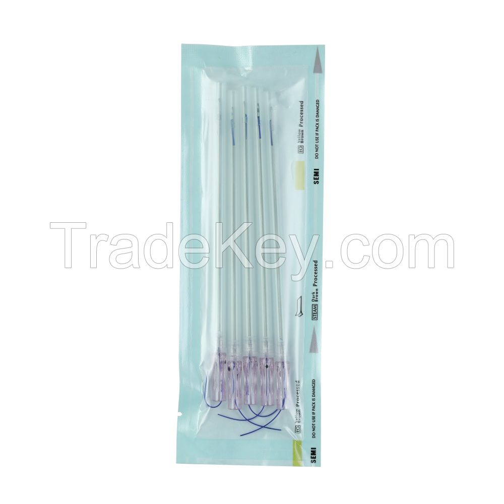 CE Collagen Wire Anti-Wrinkle 19g 120mm Whale Teeth Molding Cog Pdo Thread With W Blunt Needle