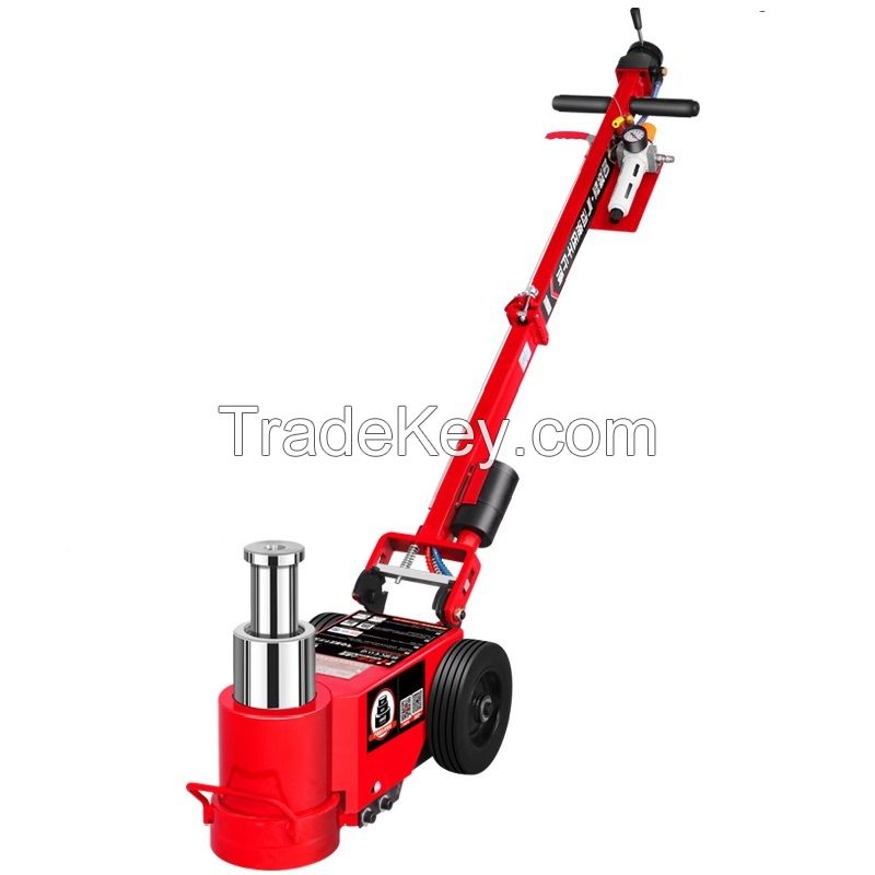 Pneumatic hydraulic jack (special for tire repair)