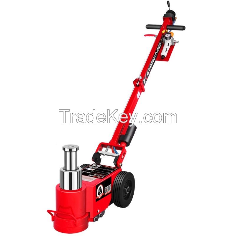 Pneumatic hydraulic jack (special for tire repair)