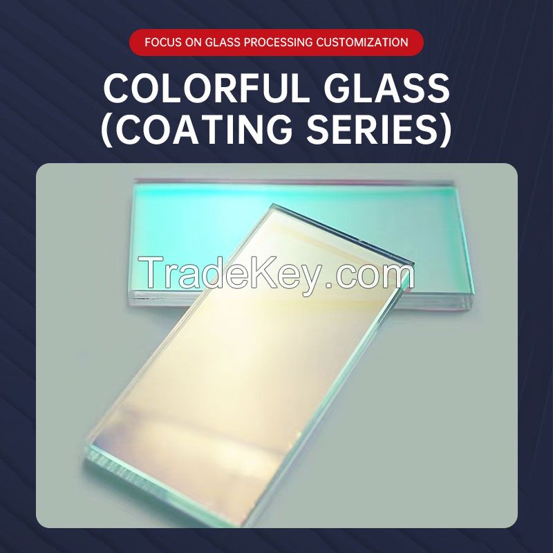 Customized coating series colorful glass 5mm (one square)