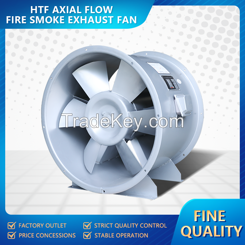 HTF axial flow fire smoke exhaust fan made in China