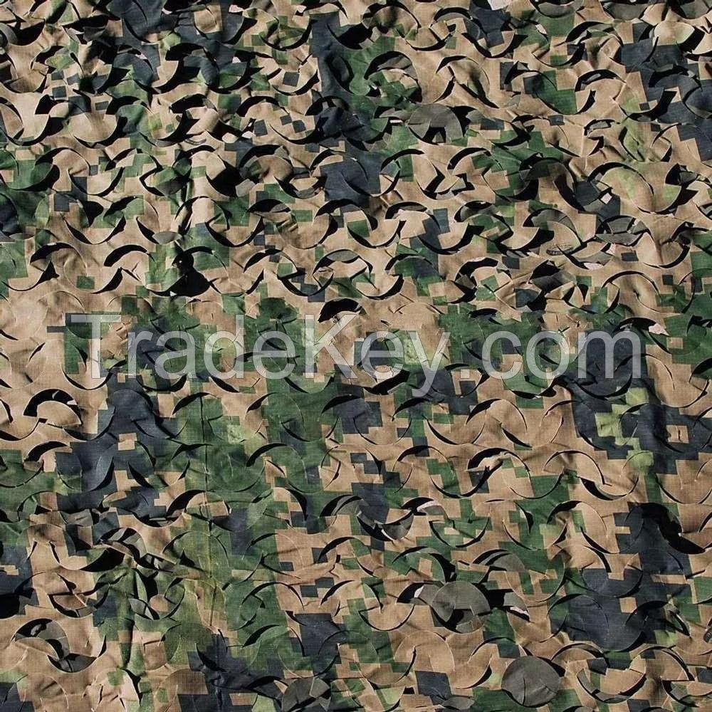 Woodland Camouflage Netting Lightweight Durable Polyester Oxford Camo