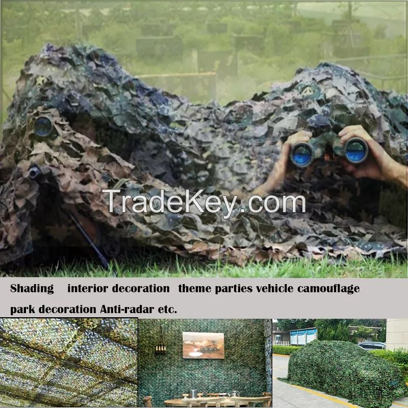 Multispectral Polyester Camouflage Net for Game Sunshade Decoration