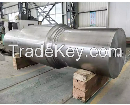 35 CrMo Forged Steel Shaft Head/Roll Shaft /Drive Shaft with Large Dia