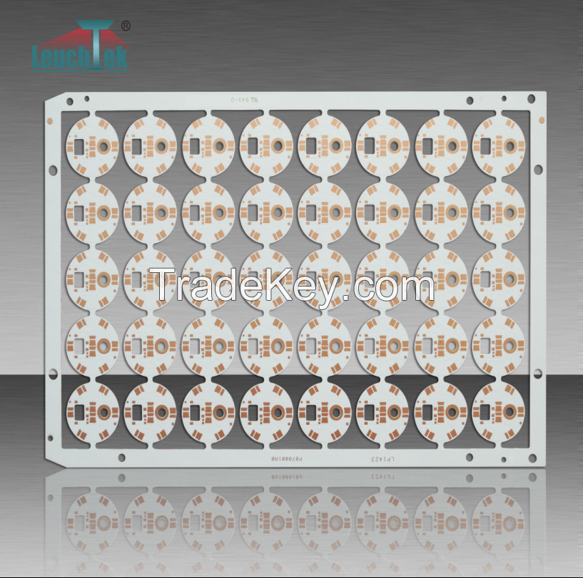 large Round singe side LED PCB/PCBA  in aluminum  iron FR4 CEM3  Base